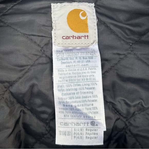 Vintage Carhartt Women's S(4/6) Regular Zeeland Quilted Insulated Bib Overalls - Picture 3 of 5